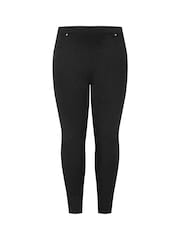 Yours Curve Black Stretch Pull On Jenny Jeggings - Image 5 of 5
