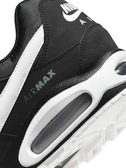 Nike Black/White Air Max Command Trainers - Image 7 of 8