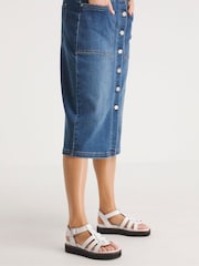JD Williams White Wide Fit Leather Fisherman Sandals - Image 4 of 4