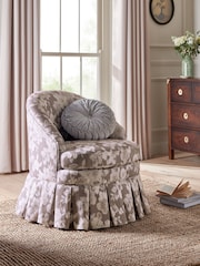 Laura Ashley Fleetham Haze Chestnut Brown Fifield Accent Chair - Image 1 of 8