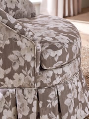 Laura Ashley Fleetham Haze Chestnut Brown Fifield Accent Chair - Image 2 of 8
