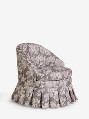 Laura Ashley Fleetham Haze Chestnut Brown Fifield Accent Chair - Image 4 of 8