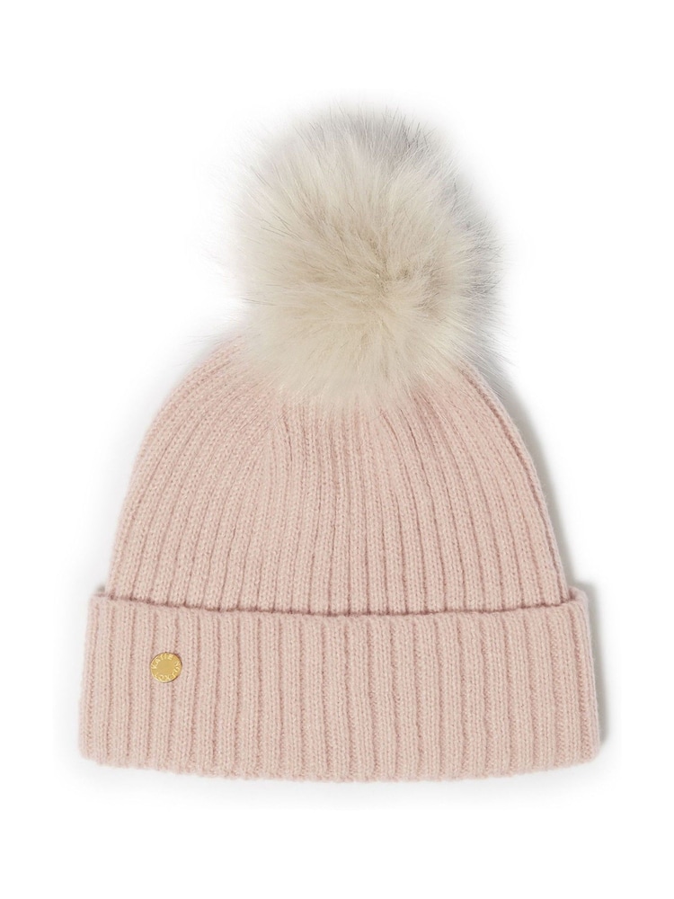 Katie Loxton Pink Knitted Hat - Image 2 of 4