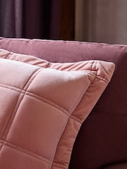 Quilted Lustre Velvet Cushion - Изображение 2 из 5