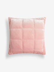 Quilted Lustre Velvet Cushion - Изображение 4 из 5