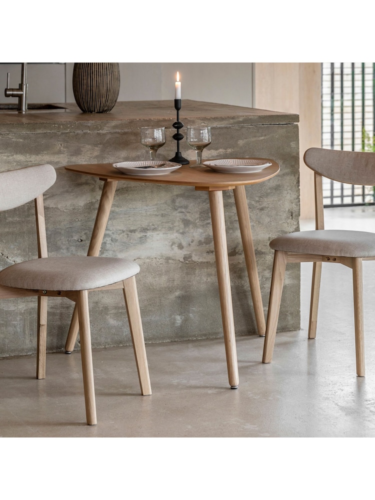 Gallery Home Natural Temara Oak Style 3 Seater Dining Table - Image 2 of 7