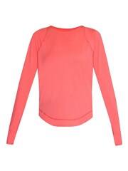 Sweaty Betty Coral Pink Breathe Easy Sleeve Top - Image 7 of 7