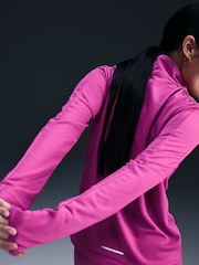 Nike Light Purple Dri-FIT Pacer Half Zip Running Top - Image 5 of 5