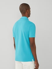 Hackett Men Blue 100% Cotton London Polo Shirt - Image 3 of 8