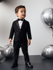 Black Blazer, Shirt, Trousers And Bow Tie Set (3mths-9yrs) - Image 1 of 9