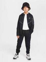 Czarny/Szary - Nike BeigeWhite Tech Fleece Zip Up Hoodie - Image 3 of 7