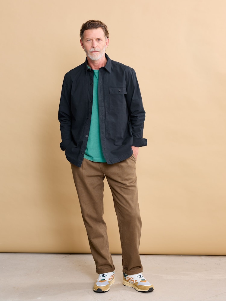 Seasalt Cornwall Blue Mens Foundry Jacket - Image 2 of 6