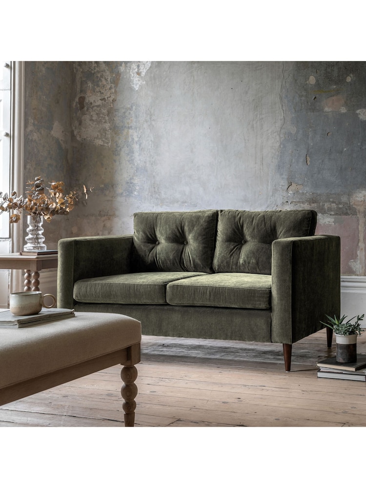 Gallery Home Forest Green Westminster Sofa 2 Seater - Image 1 of 7 Gallery Home Forest Green Westminster Sofa 2 Seater - Image 1 of 7