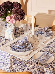 Cath Kidston Blue Strawberry Garden Set of 4 Side Plates - Image 1 of 3