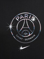 Nike Black PSG Crest T-Shirt - Image 4 of 5