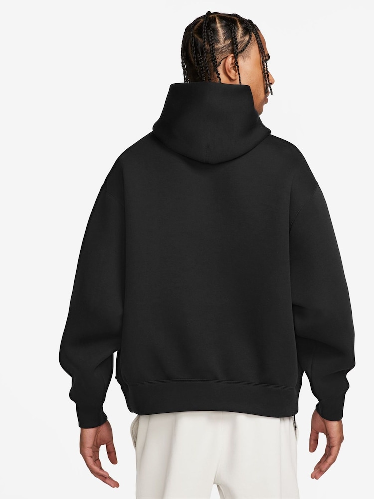 Nike Black Tech Reimagined Fleece Hoodie - Image 2 of 3