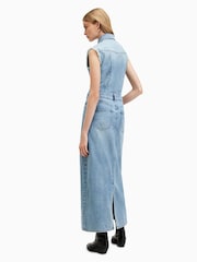 AllSaints Blue Blair Denim Dress - Image 5 of 6