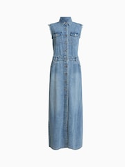 AllSaints Blue Blair Denim Dress - Image 6 of 6