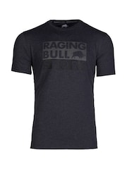 تيشرت رمادي كتل رياضي من Raging Bull - صورة 4 من 4