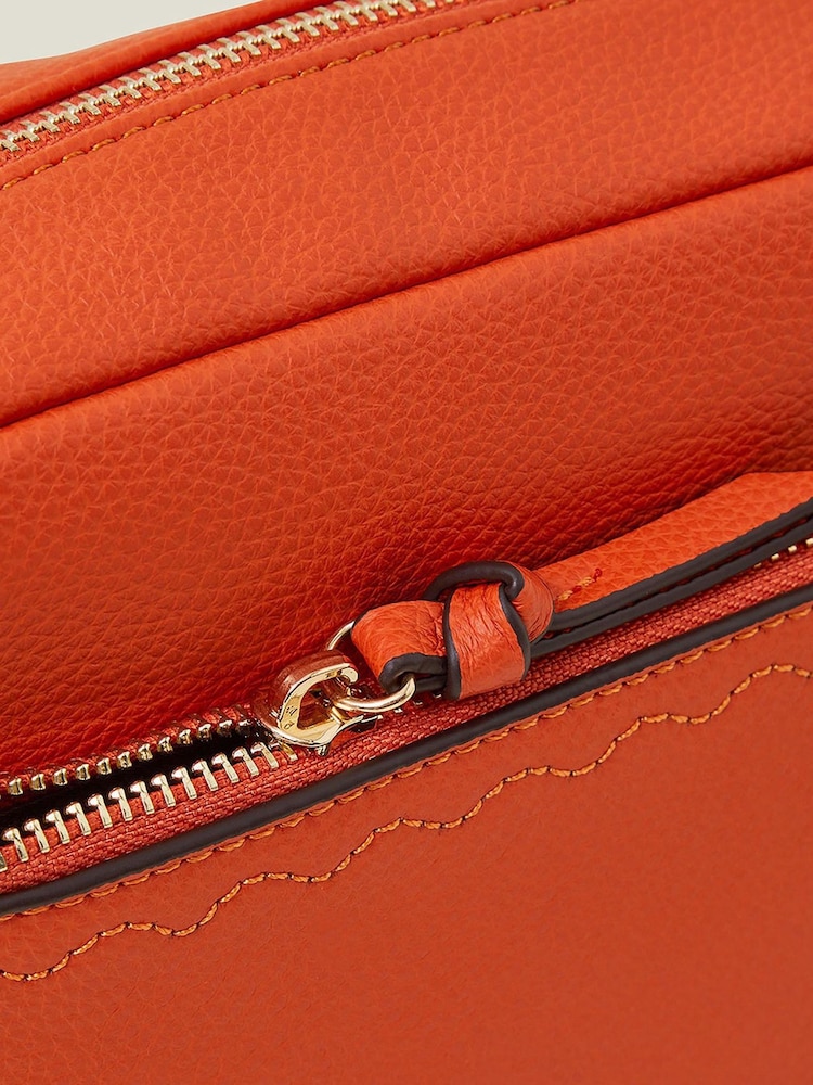 Accessorize Orange Camera Bag with Webbing Strap - Image 4 of 4