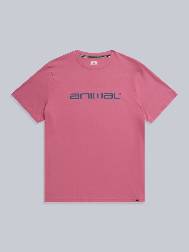 Animal Pink Mens Leon Relaxed T-Shirt - Image 5 of 8