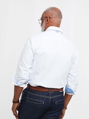 Joe Browns White 100% Cotton Delightful Double Collar Shirt - Image 2 of 5