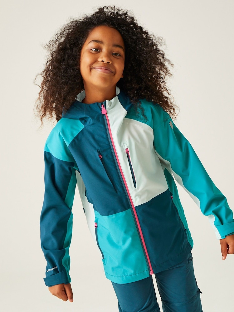 Regatta Dark  Blue Kids Highton VI Waterproof Jacket - Image 1 of 7
