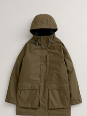 Seasalt Cornwall Green Mens Tin Coast Waterproof 3 in 1 Coat - Image 5 of 7