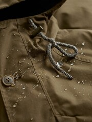 Seasalt Cornwall Green Mens Tin Coast Waterproof 3 in 1 Coat - Image 6 of 7