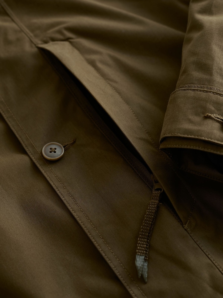 Seasalt Cornwall Green Mens Tin Coast Waterproof 3 in 1 Coat - Image 7 of 7