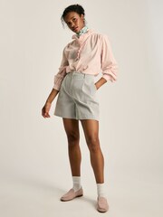 Joules Melanie Pink Cotton Ruffle Blouse - Image 3 of 6