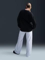 Nike Black Oversized Sportswear Essential Long-Sleeve T-Shirt - Image 2 of 6