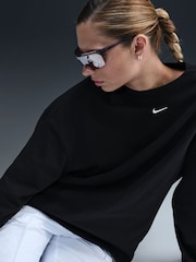 Nike Black Oversized Sportswear Essential Long-Sleeve T-Shirt - Image 5 of 6