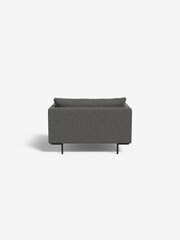 MADE.COM Textured Weave Stone Grey Harlow Loveseat - Image 2 of 3