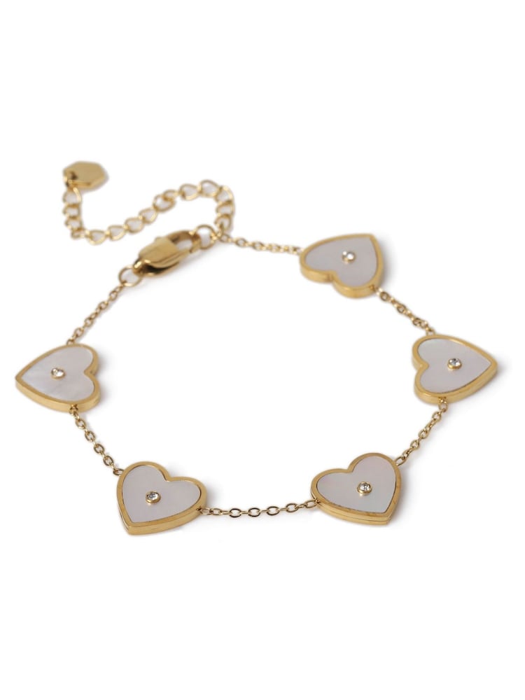 Aela Stainless Steel Heart Bracelet - Image 1 of 2