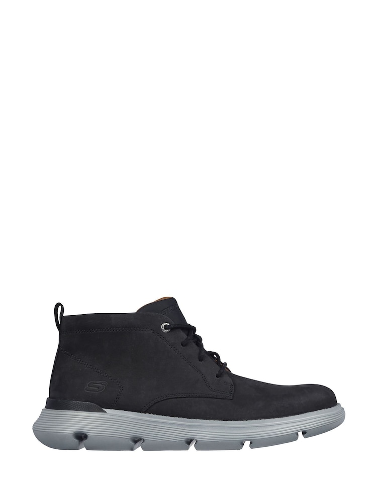 Skechers Black Garza Fontaine Mens Boots - Image 1 of 4