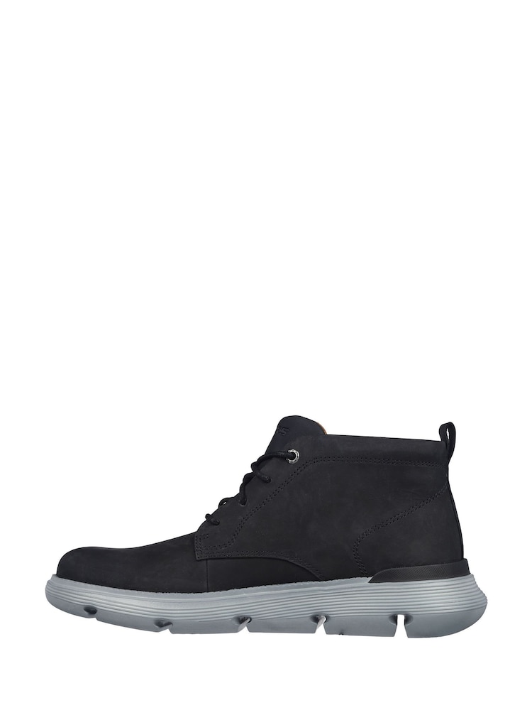 Skechers Black Garza Fontaine Mens Boots - Image 2 of 4