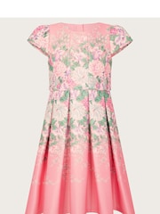 Monsoon Pink Floral Print Scuba Dress - Image 1 of 4
