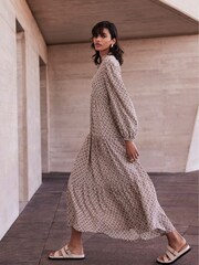 Mint Velvet Cream Printed Maxi Dress - Image 1 of 4