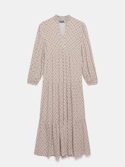 Mint Velvet Cream Printed Maxi Dress - Image 3 of 4