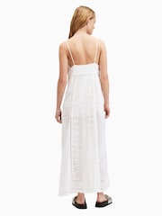 AllSaints White Dahlia Embellished Dress - Image 4 of 5