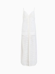 AllSaints White Dahlia Embellished Dress - Image 5 of 5