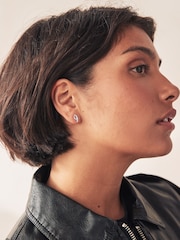 Sterling Silver Twist Stud Earrings - Image 1 of 6