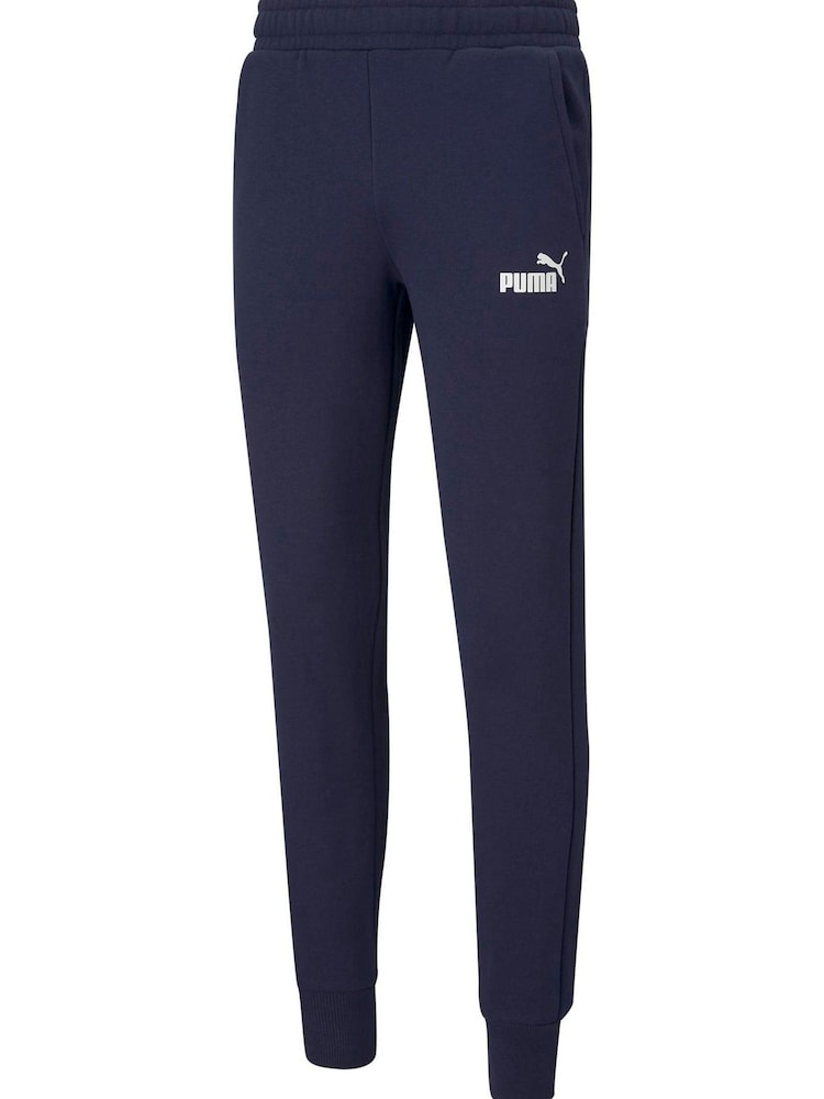 Puma Navy Slim Essentials Joggers - Image 1 of 2