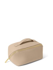 Katie Loxton Brown Medium Make Up Wash Bag - Image 1 of 5
