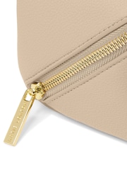 Katie Loxton Brown Medium Make Up Wash Bag - Image 4 of 5
