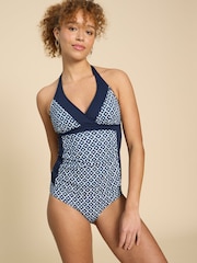 White Stuff Blue Sunshine Reversible Tankini - Image 3 of 7