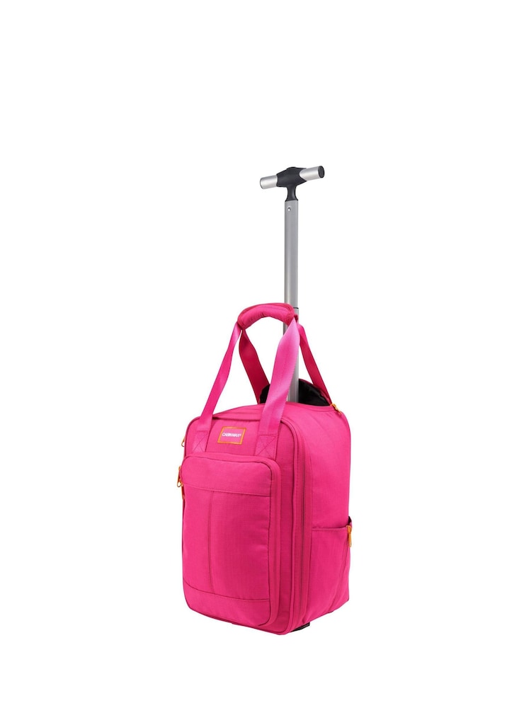Cabin Max Pink Narvik Stowaway 20L 40cm Trolley Bag - Image 3 of 5
