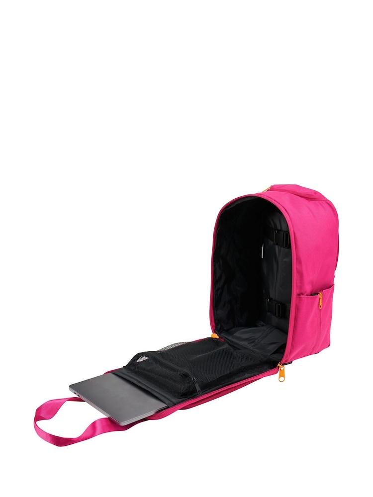 Cabin Max Pink Narvik Stowaway 20L 40cm Trolley Bag - Image 4 of 5