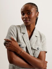 Ted Baker Cream Osamud Tailored Playsuit - Image 2 of 6